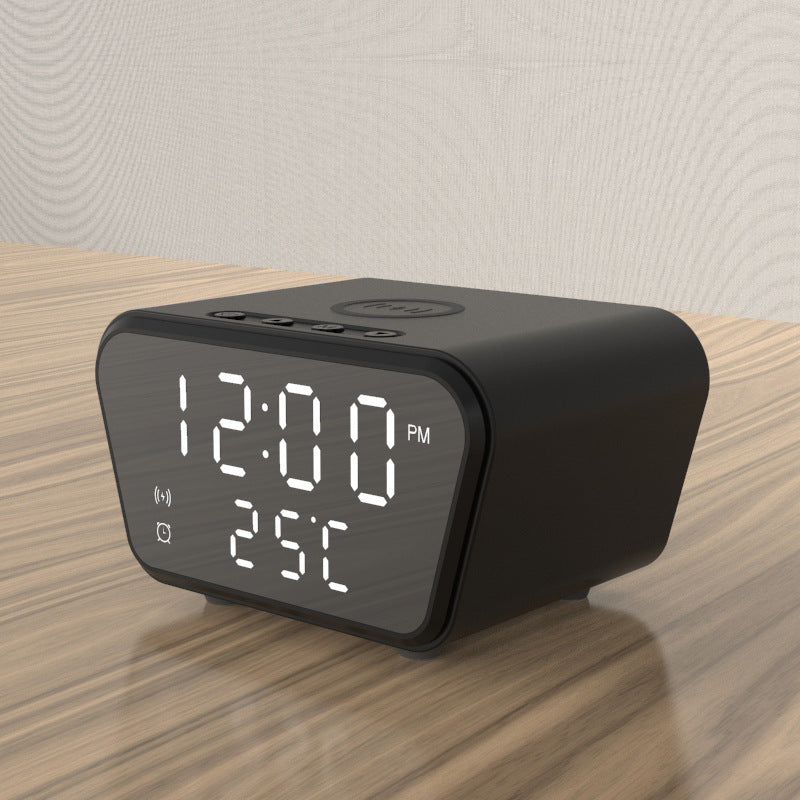 Digital Clock Wireless Charging Multifunctional Indoor Temperature Clock