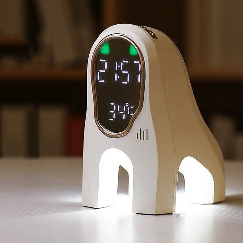Fashion Music Alarm Clock Luminous Cartoon Simple Dog Bed