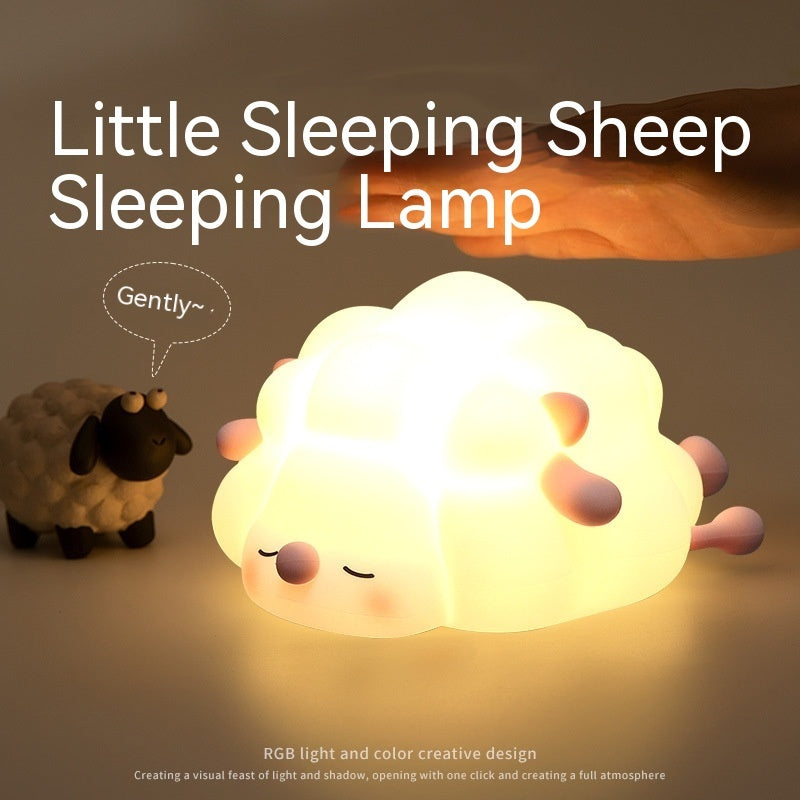 Cute Silicone Night Lights Sheep Lamp